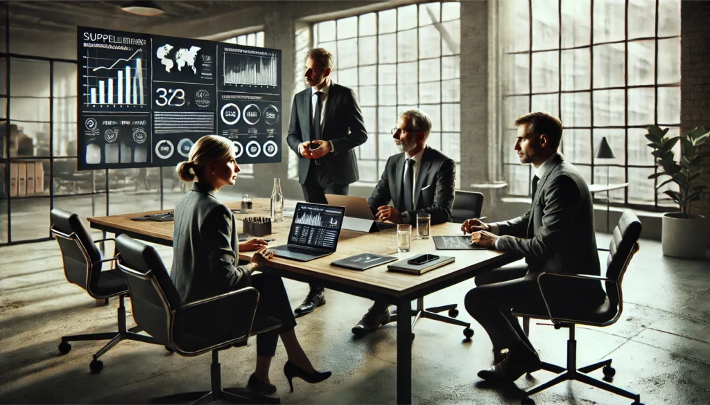 DALLE 2026-05-26 111545 - Premium editorial-style B2B procurement hero image for a WordPress blog header Scene_ a calm intelligent strategy discussion in a modern minimalist - Stanofic